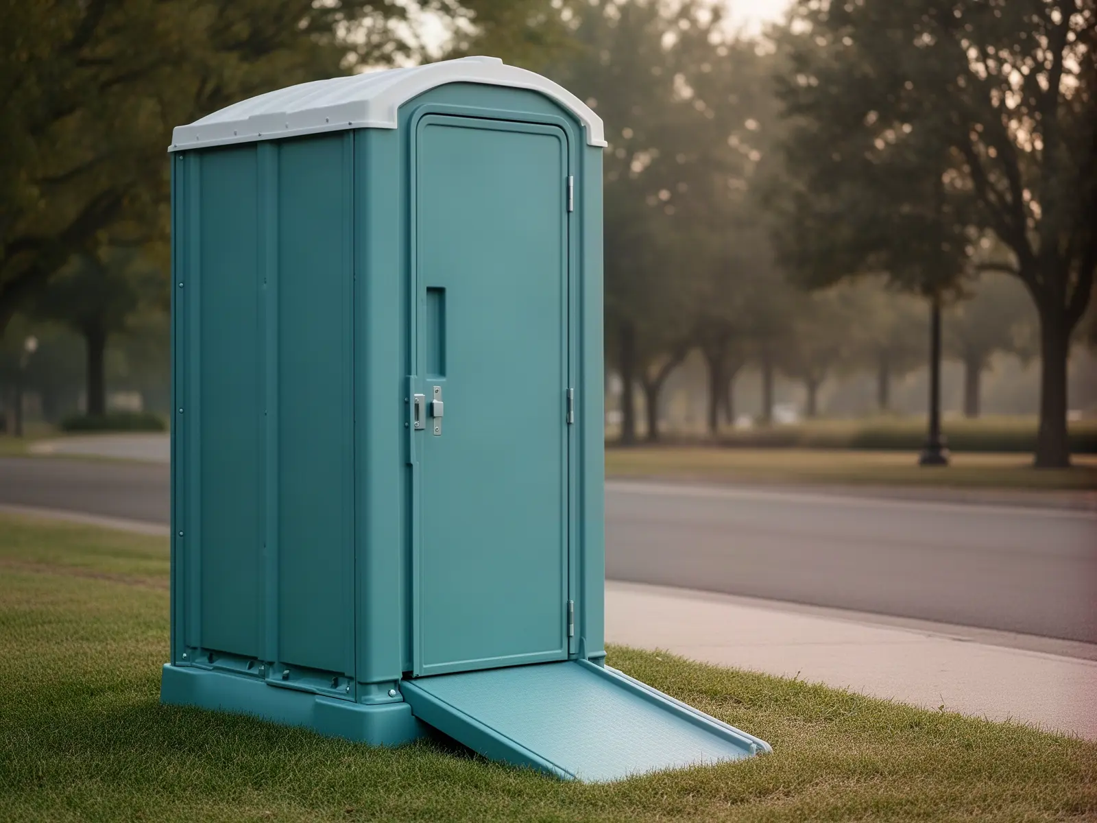 Clean porta potty unit from Bradshaw Brothers Porta Potties in Mesquite, TX